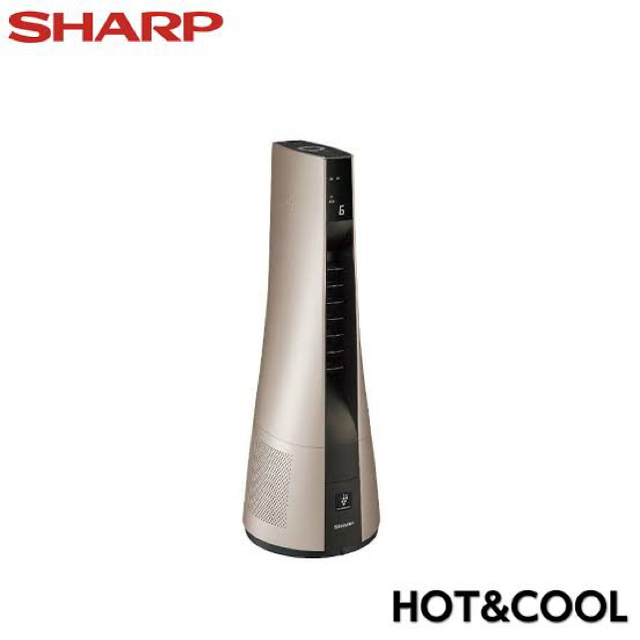 SHARP(シャープ)のシャープ PF-JTH1-N スリムイオンファン HOT & COOL スマホ/家電/カメラの冷暖房/空調(ファンヒーター)の商品写真