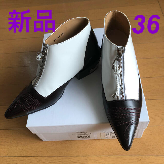 TOGA(トーガ)の【新品】TOGA PULLA ジップアップブーツ 36 レディースの靴/シューズ(ブーツ)の商品写真