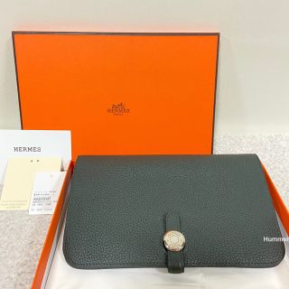 エルメス(Hermes)の国内正規品　美品　エルメス　長財布　ドゴンGM C刻印　2018 付属品完備！(長財布)