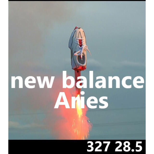 ●21土曜日限定● NEWBALANCE×ARIES 327 28.5cm 黒