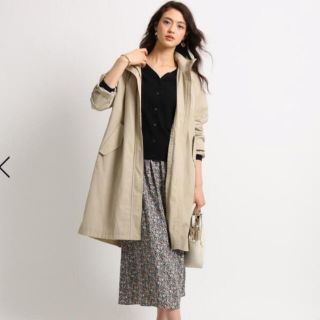 INDIVI - INDIVI ライナー付きカルゼ2WAYフーデッドコート 36 新品