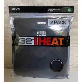 コストコ(コストコ)の新品 2枚組 XL ★ コストコ 32° HEAT Vネック 長袖 インナー(その他)