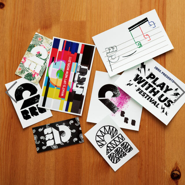 2BRO ステッカー Festival Sticker 2BRO ステッカー Festival Sticker