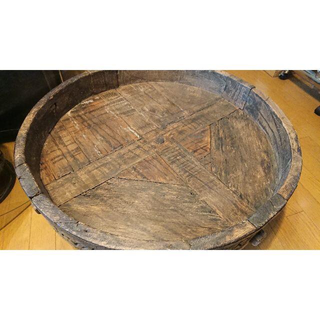 1点物 チャパティーテーブル 直輸入品