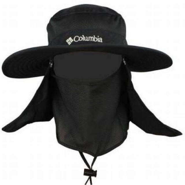 Columbia(コロンビア)のコロンビア 日よけ付ハット/帽子 　黒 レディースの帽子(麦わら帽子/ストローハット)の商品写真