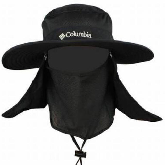 Columbia(コロンビア)のコロンビア 日よけ付ハット/帽子 黒 レディースの帽子(麦わら帽子/ストローハット)の商品写真