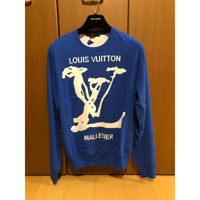 Shop Louis Vuitton MONOGRAM Distressed Monogram Crewneck (1A96JV