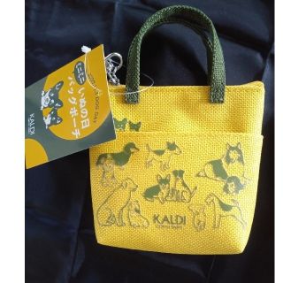 カルディ(KALDI)の★バッグのみ！★ カルディ　いぬの日　ミニミニバッグ　ミニバッグ　KALDI(ポーチ)