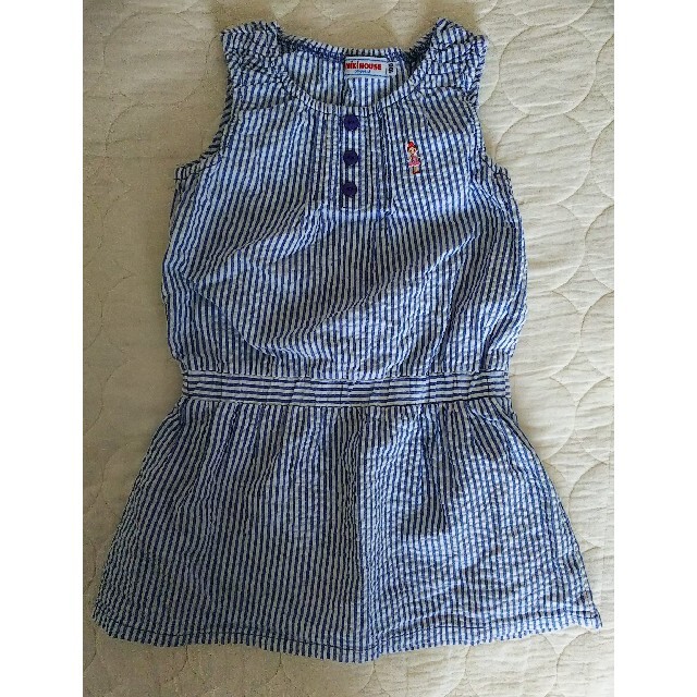 mikihouse(ミキハウス)のミキハウス リーナちゃん ワンピース 95 100 キッズ/ベビー/マタニティのキッズ服女の子用(90cm~)(ワンピース)の商品写真