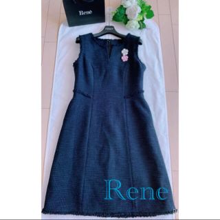 FOXEY - Rene 知的ツイードワンピース36 超美品 の通販 by Lucia's