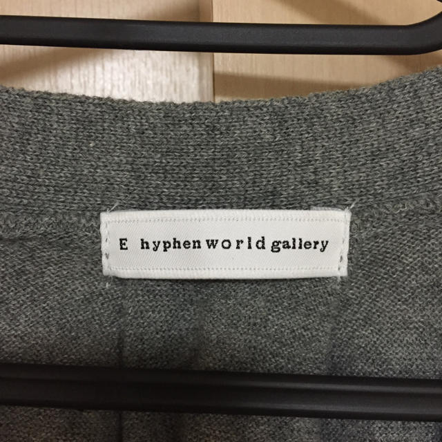 E hyphen world gallery(イーハイフンワールドギャラリー)のロングカーディガン レディースのトップス(カーディガン)の商品写真