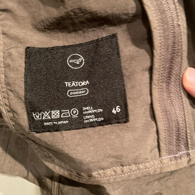 COMOLI(コモリ)の激レア　teatora  wallet shirt packable メンズのジャケット/アウター(ナイロンジャケット)の商品写真