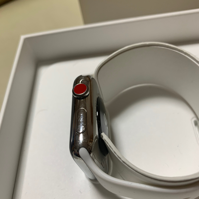 Apple Watch(アップルウォッチ)のApple Watch Series3 GPS+Cellular 42㎜ ステン メンズの時計(腕時計(デジタル))の商品写真