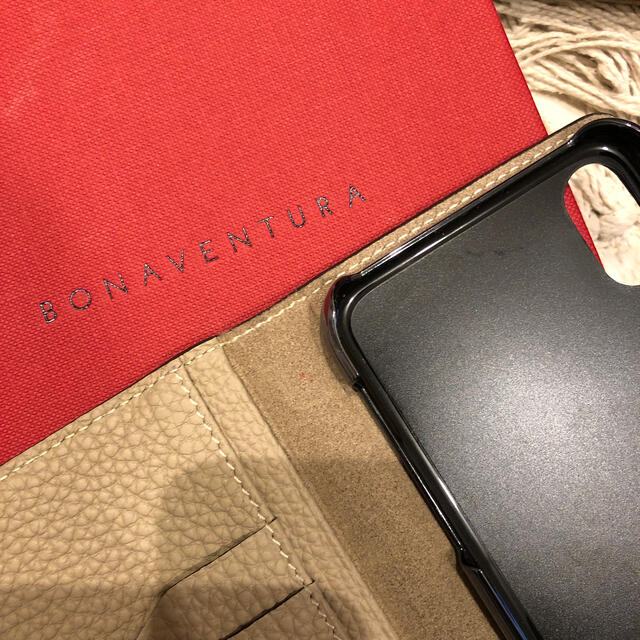 BONAVENTURA iPhoneXカバー エトープ✖️グレージュ【箱あり】