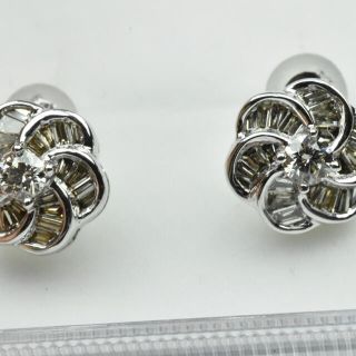 専用です　K18WG 0.25ct ×2個 ダイヤモンド ピアス(ピアス)