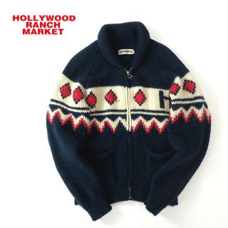 ハリウッドランチマーケット(HOLLYWOOD RANCH MARKET)のネパール製 ハリウッドランチマーケット　ウール100％カウチンニット(カーディガン)