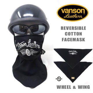 バンソン(VANSON)のVANSON フェイスマスク　送料無料　ホイール＆ウイング(ネックウォーマー)
