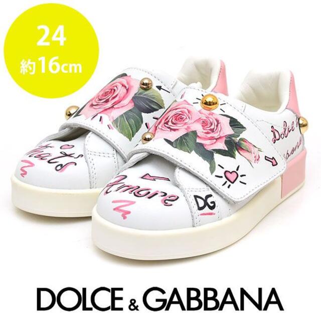 DOLCE&GABBANA - ほぼ新品 ️ドルチェ＆ガッバーナ 定価約5万 キッズ スニーカー 24(16cmの通販 by Ami’s