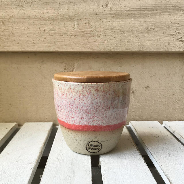 タンブラー　coffee keep cup ハンドメイド　メルボルン　陶芸品takeawaycup