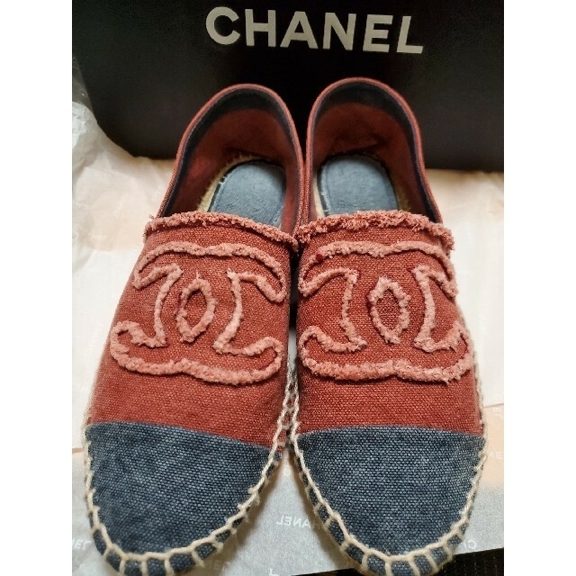 大変貴重★CHANEL★エスパドリーユ　美品　37