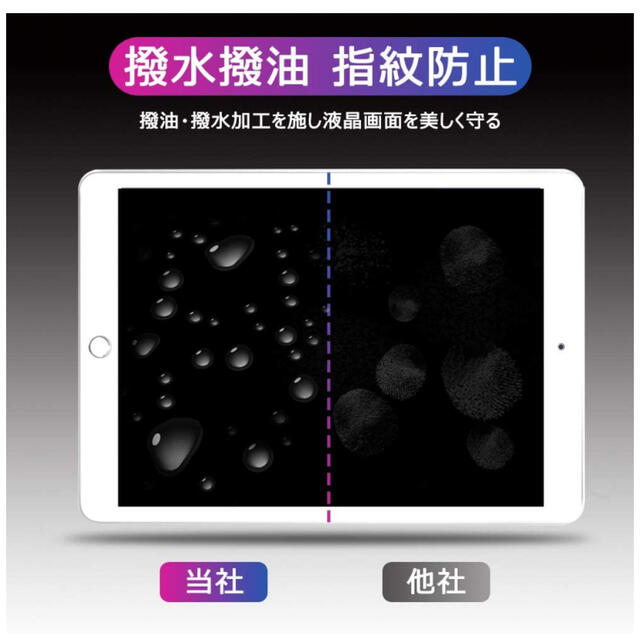 iPad 10.2  iPad８世代2020／７世代2019強化ガラス スマホ/家電/カメラのスマホアクセサリー(保護フィルム)の商品写真