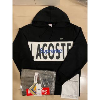 シュプリーム(Supreme)のsupreme lacoste logo panel hooded sweat(パーカー)