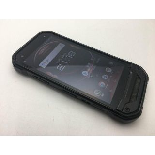 キョウセラ(京セラ)のくも様 SIMフリー美品au TORQUE G03 KYV41 ブラック 293(スマートフォン本体)