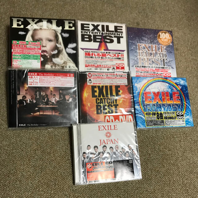 お値下げ♡美品♡EXILE アルバム+シングル39masCD初回限定盤のみX