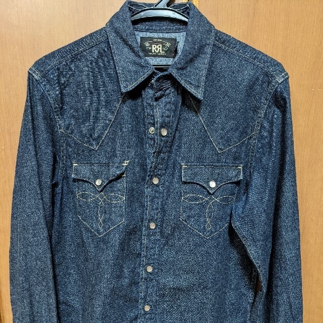 RRL デニムウエスタンシャツ