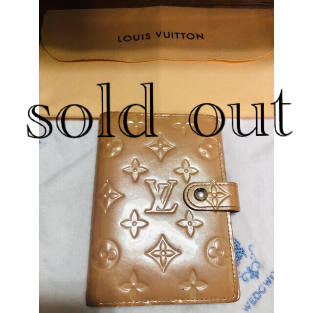 LOUIS VUITTON(ルイヴィトン)のsold out           ルイヴィトン 手帳カバーヴェルニアジェンダ メンズのファッション小物(手帳)の商品写真