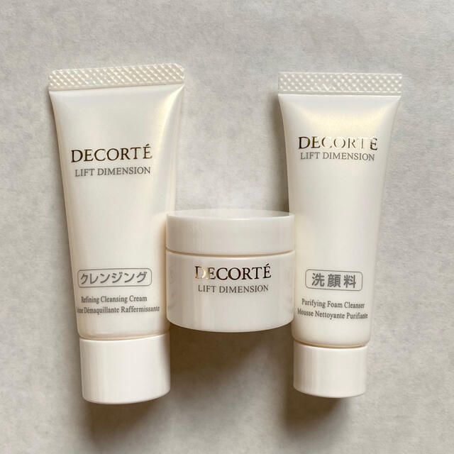 COSME DECORTE(コスメデコルテ)のリフトディメンション クレンジング+洗顔+クリーム コスメ/美容のスキンケア/基礎化粧品(洗顔料)の商品写真