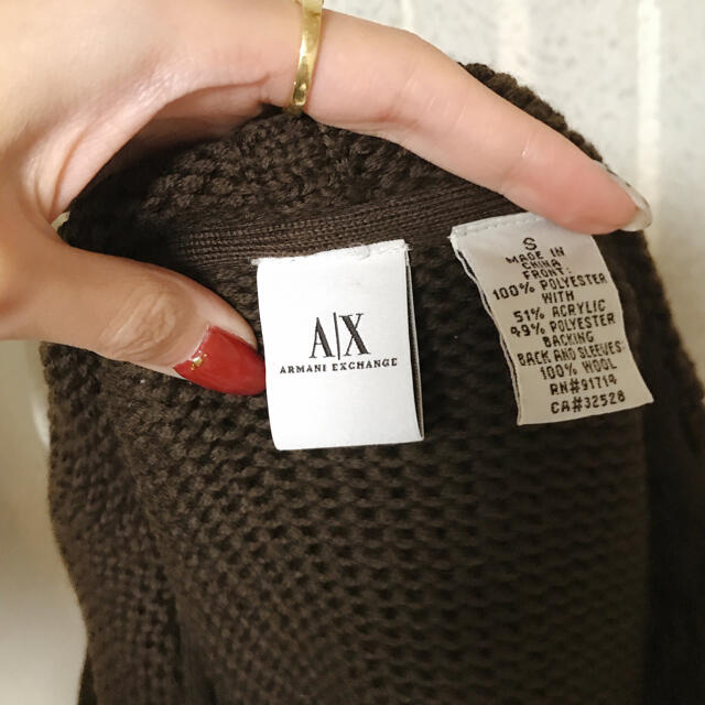 ARMANI EXCHANGE(アルマーニエクスチェンジ)のARMANI EXCHANGE ジップアップニット♡ レディースのトップス(パーカー)の商品写真