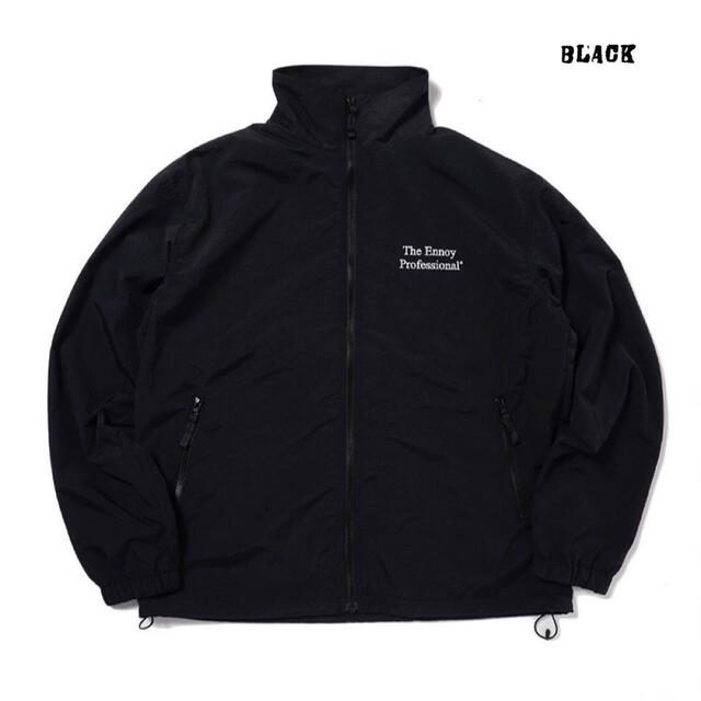 ナイロンジャケットエンノイ　Ennoy  NYLON JACKET　ブラック　M