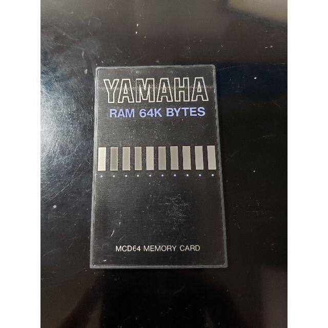 YAMAHA MCD64 MEMORY CARD メモリーカード RAM 64K