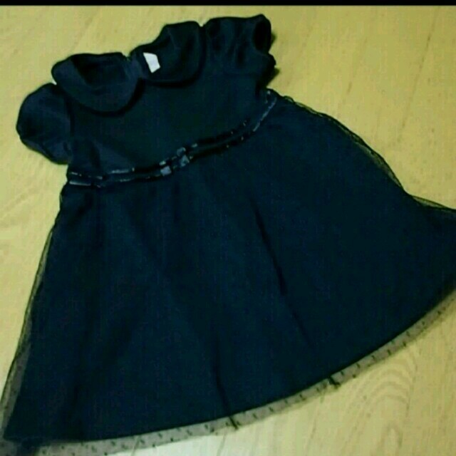 キッズ👧シフォンワンピ キッズ/ベビー/マタニティのキッズ服女の子用(90cm~)(ワンピース)の商品写真