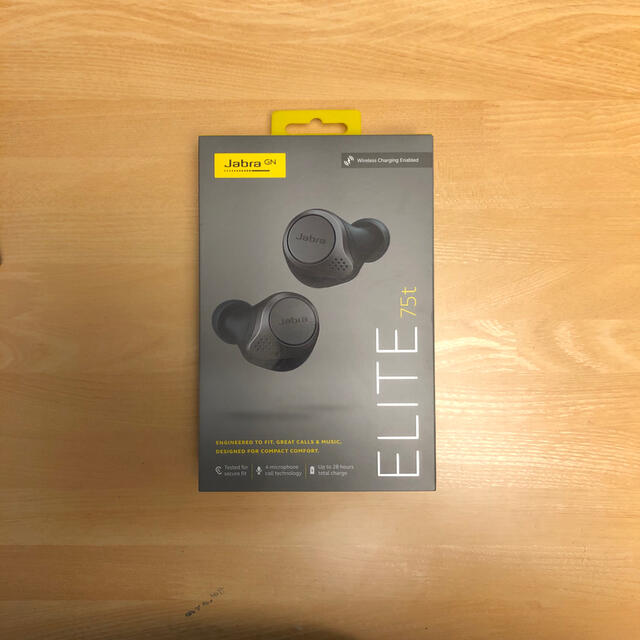 Jabra Elite 75t チタニウムブラック ※ワイヤレス充電対応