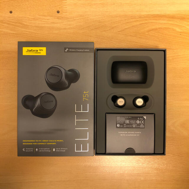 Jabra Elite 75t チタニウムブラック ※ワイヤレス充電対応※ Jabra Elite 75t チタニウムブラック ※ワイヤレス充電対応※