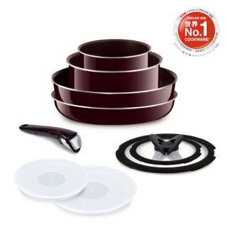 ティファール(T-fal)のT-fal インジニオ・ネオ マホガニー・プレミアム セット9(調理機器)