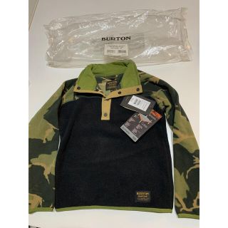 バートン(BURTON)のBURTON  KIDS カモ フリース プルオーバー スウェット　XS(ジャケット/上着)