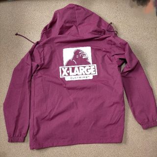 エクストララージ(XLARGE)の*美品* X-LARGE ナイロンパーカー コーチジャケット えんじ メンズ Ｌ(ナイロンジャケット)