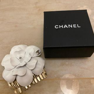 CHANEL - 正規レア物🌸カメリアヘアアクセサリーバレッタ🌸値下げ😋の