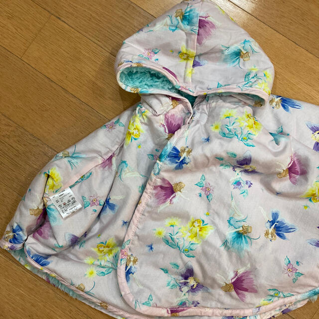 fafa(フェフェ)のfafa ポンチョ　Sサイズ キッズ/ベビー/マタニティのキッズ服女の子用(90cm~)(ジャケット/上着)の商品写真