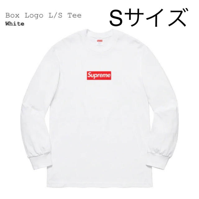 White白サイズsupreme Box Logo L/S Tee シュプリーム ボックスロゴ