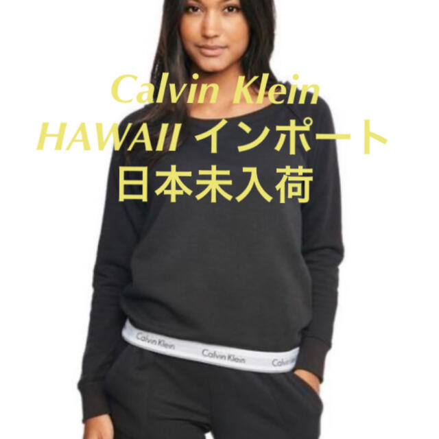 日本未入荷 Calvin Klein カルバンクライン 人気トレーナー M 黒