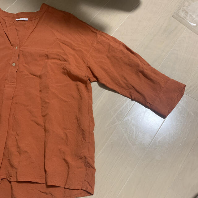 UNIQLO(ユニクロ)のユニクロ Lサイズ シャツ ブラウス レディースのトップス(シャツ/ブラウス(長袖/七分))の商品写真