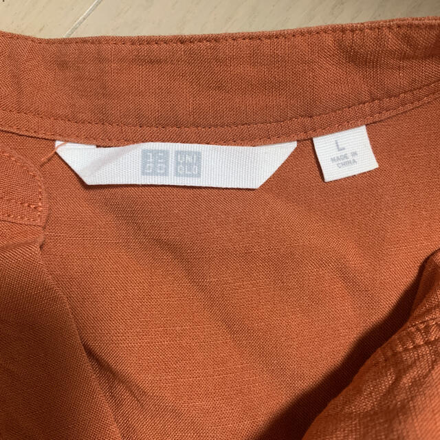 UNIQLO(ユニクロ)のユニクロ Lサイズ シャツ ブラウス レディースのトップス(シャツ/ブラウス(長袖/七分))の商品写真