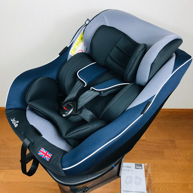 【極美品】Joie アーク360° ブラック＆ネイビーISOFIX