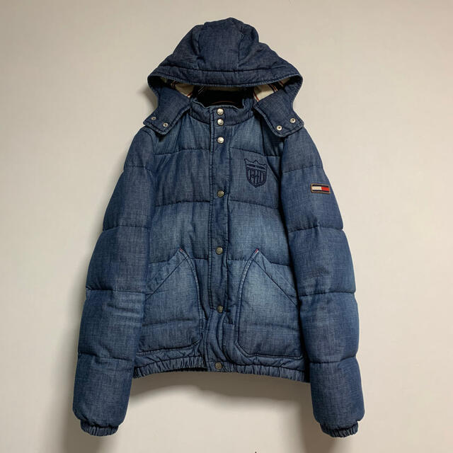 ショップを選択する 古着 90s TOMMY HILFIGER ダウンジャケット デニム