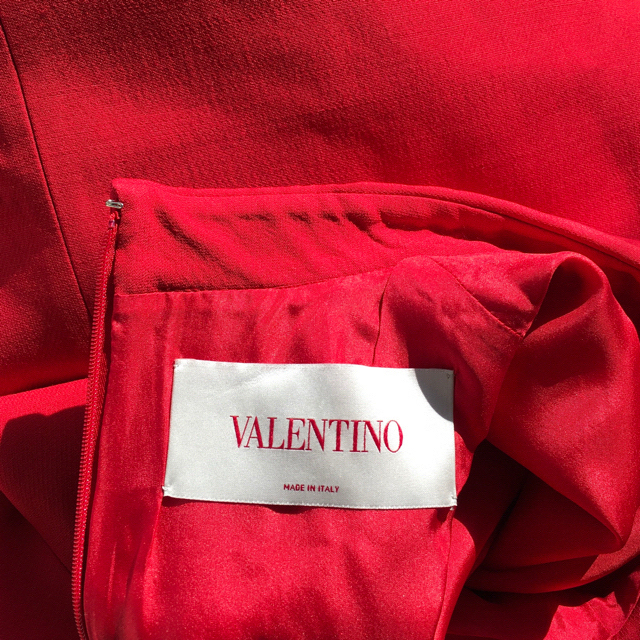 VALENTINO(ヴァレンティノ)のヴァレンティノ ワンピース ドレス ウール　シルク VALENTINO レディースのワンピース(ひざ丈ワンピース)の商品写真