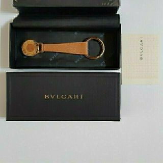 ブルガリ(BVLGARI)のBVLGARI ブルガリ キーホルダー キャメルxゴールド(キーホルダー)